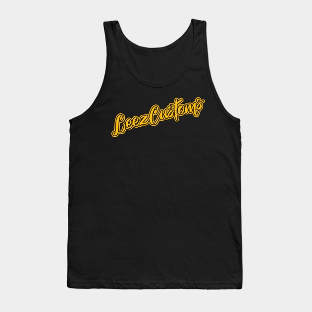 Leezcustoms special design Tank Top by Typography Dose